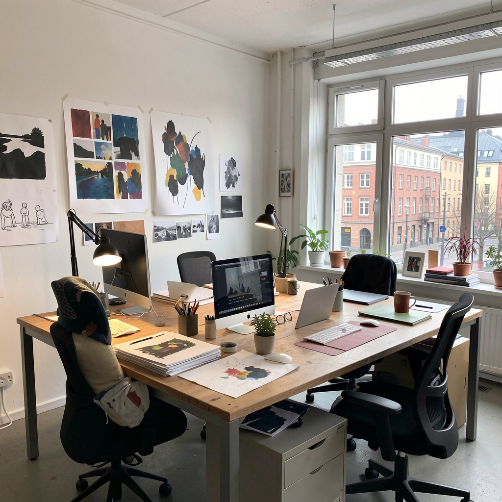 Design studio workspace in Oslo